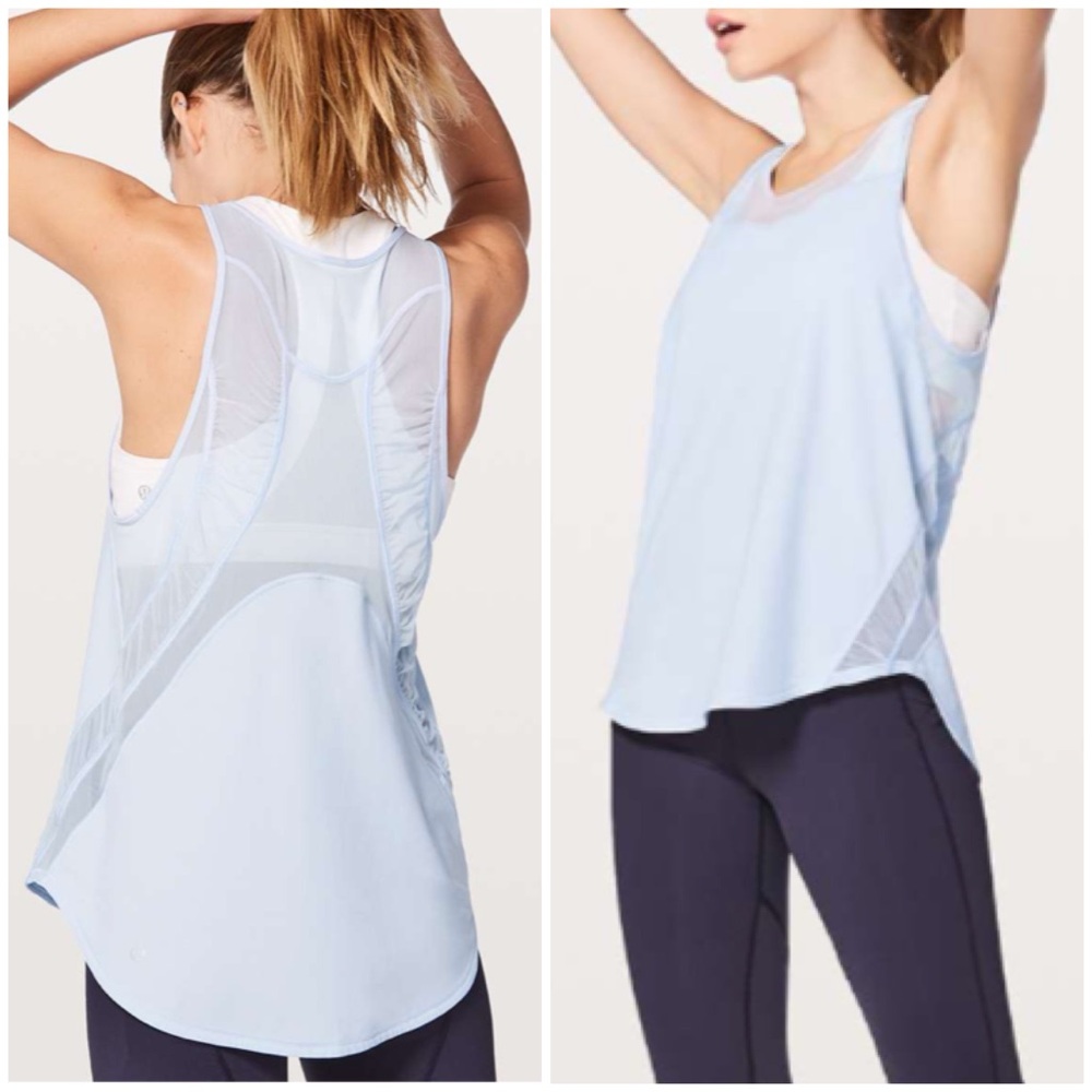 Lululemon Sculpt Tank II Gather Up Cool Breeze Size 6‎